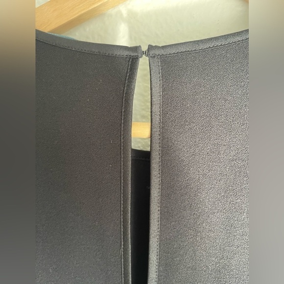 Cynthia rowley combo crew neck tunic dress black/ teal - Picture 7 of 9